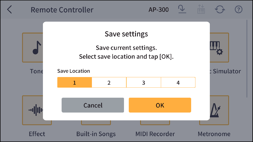 AP-300_save settings